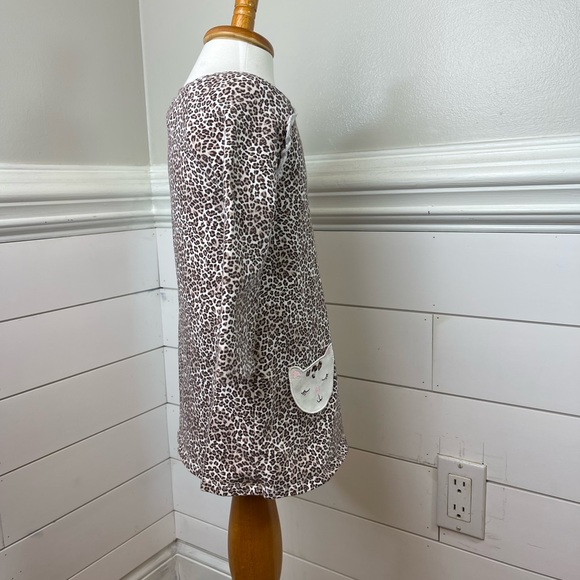 Bonnie Baby Animal Print Dress with Cute Cat Face Pockets 18 months - Picture 2 of 5